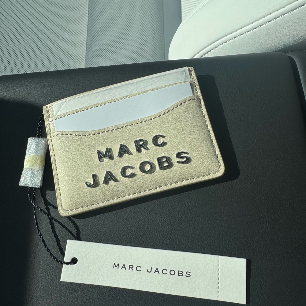 Marc Jacobs Cream Card Holder